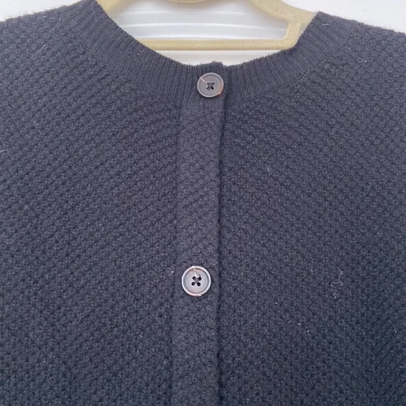 XS Black Madewell sweater dress with buttons down back - Picture 4 of 4